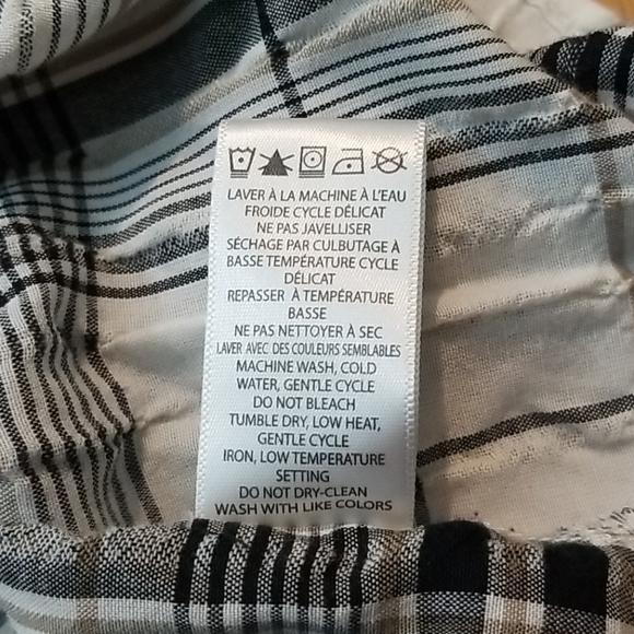 Classic Editions womans short sleeve plaid button up shirt XL - Picture 8 of 10